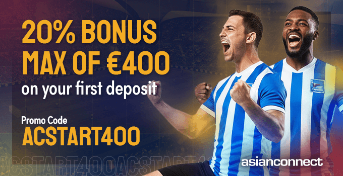 AsianConnect88 | 20% bonus max of €400 on your first deposit | PROMO CODE: ACSTART400